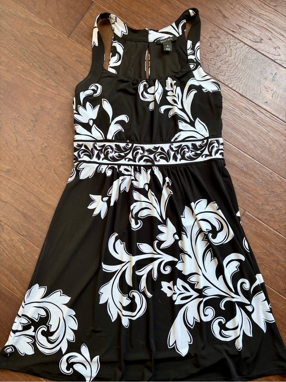 White House Black Market Black Dress M